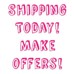 Shipping today! Make an offer :)